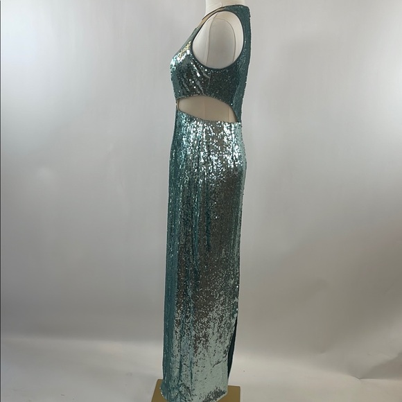 Toccin Sequin Cut Out Gown, 2 - Picture 10 of 17